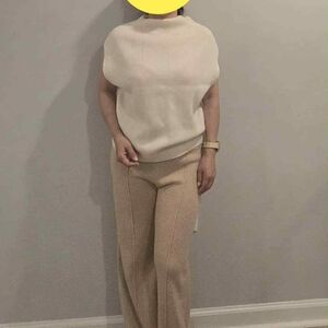 Cream Sleeveless Top